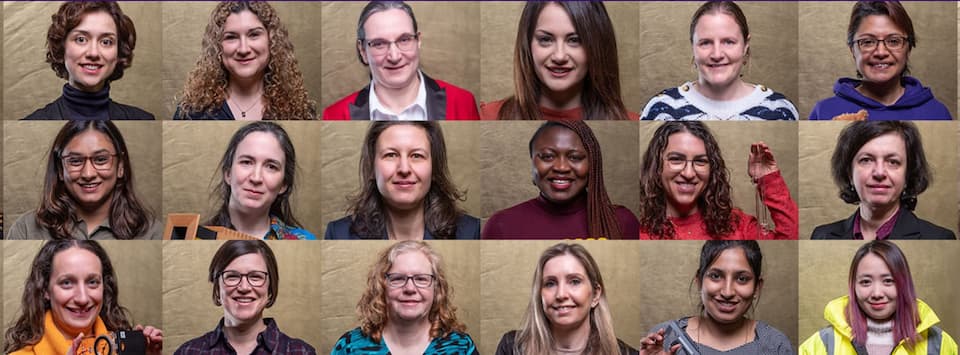 women in science portraits